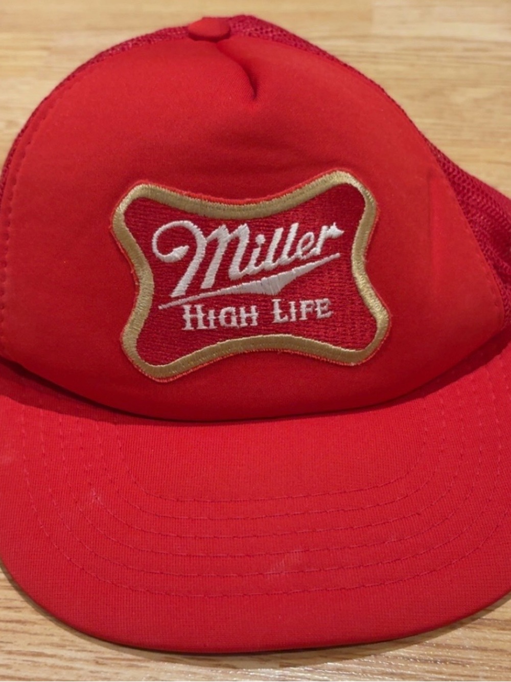 Miller High Life Red Trucker Cap